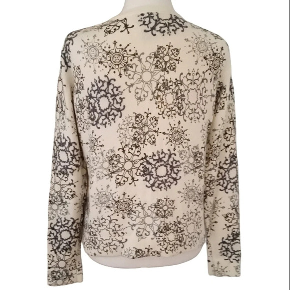 Eddie Bauer Collectibles Cotton Angora Blend Button Front Cardigan Size Small - Picture 2 of 7